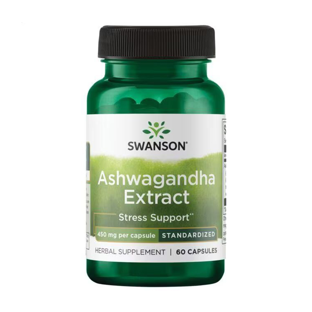Екстракт ашваганди Swanson Ashwagandha Extract 450 мг, 60 капсул
